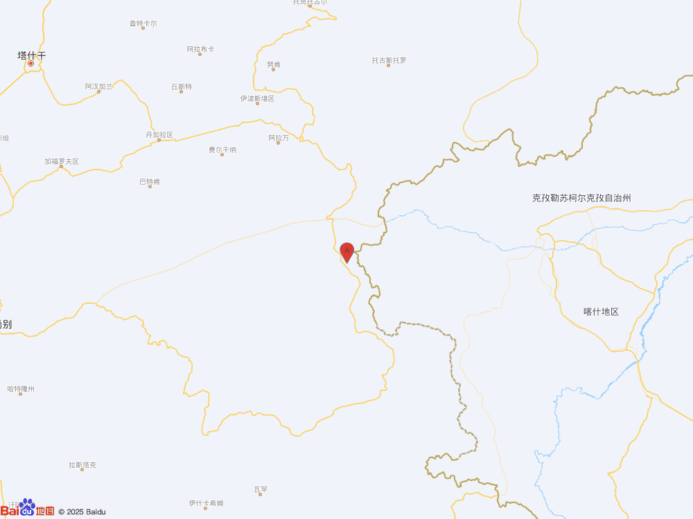 塔吉克斯坦发生4.5级地震