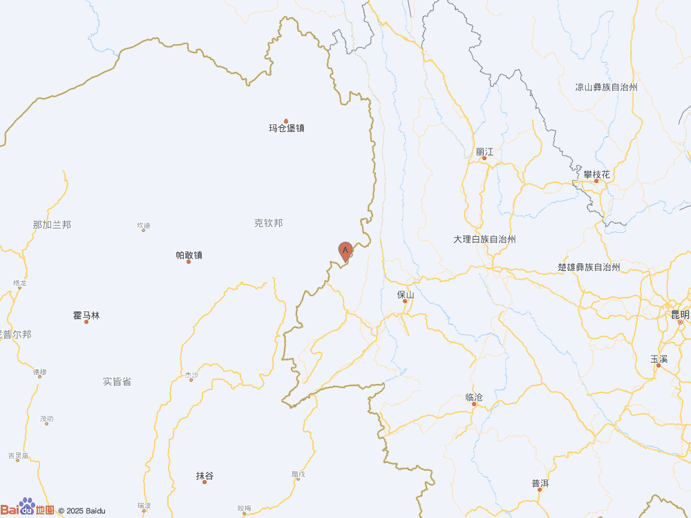 缅甸（北纬25.66度，东经98.38度）发生3.0级地震